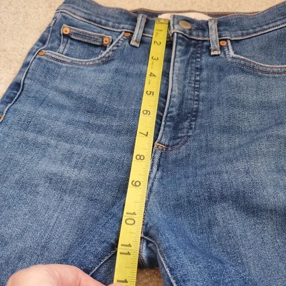 Denim Forum High Rise Jeans - Blue - Picture 15 of 16